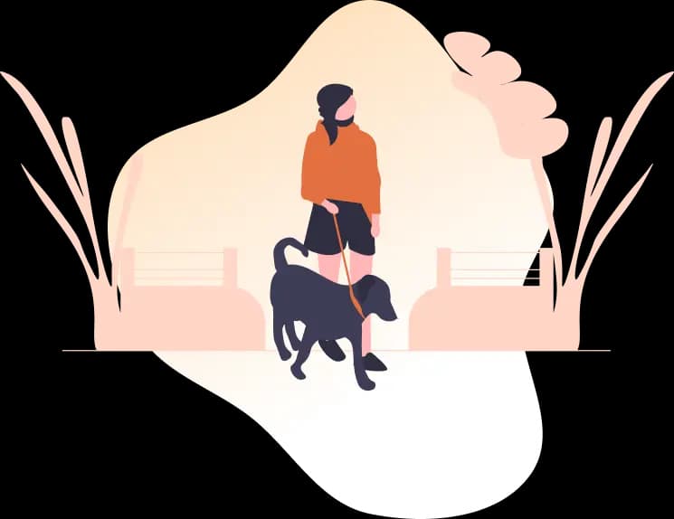 Ilustrácia psíka idemvencit